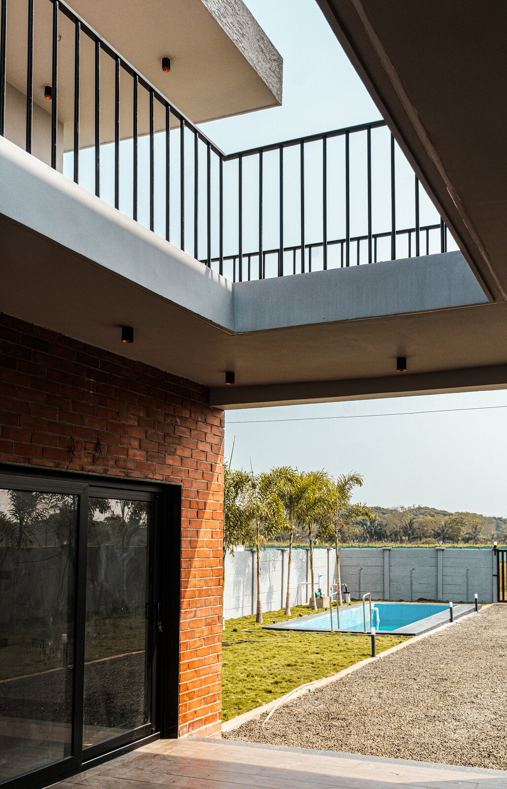 The rear corner opens to the lake.