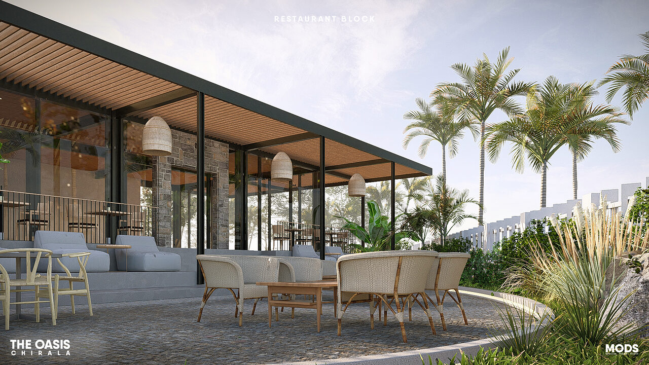 The dining pavilion.