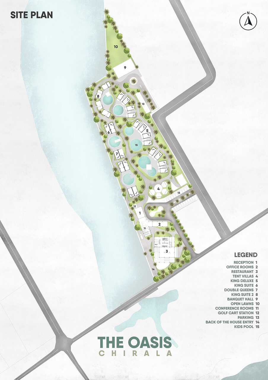 The site plan.